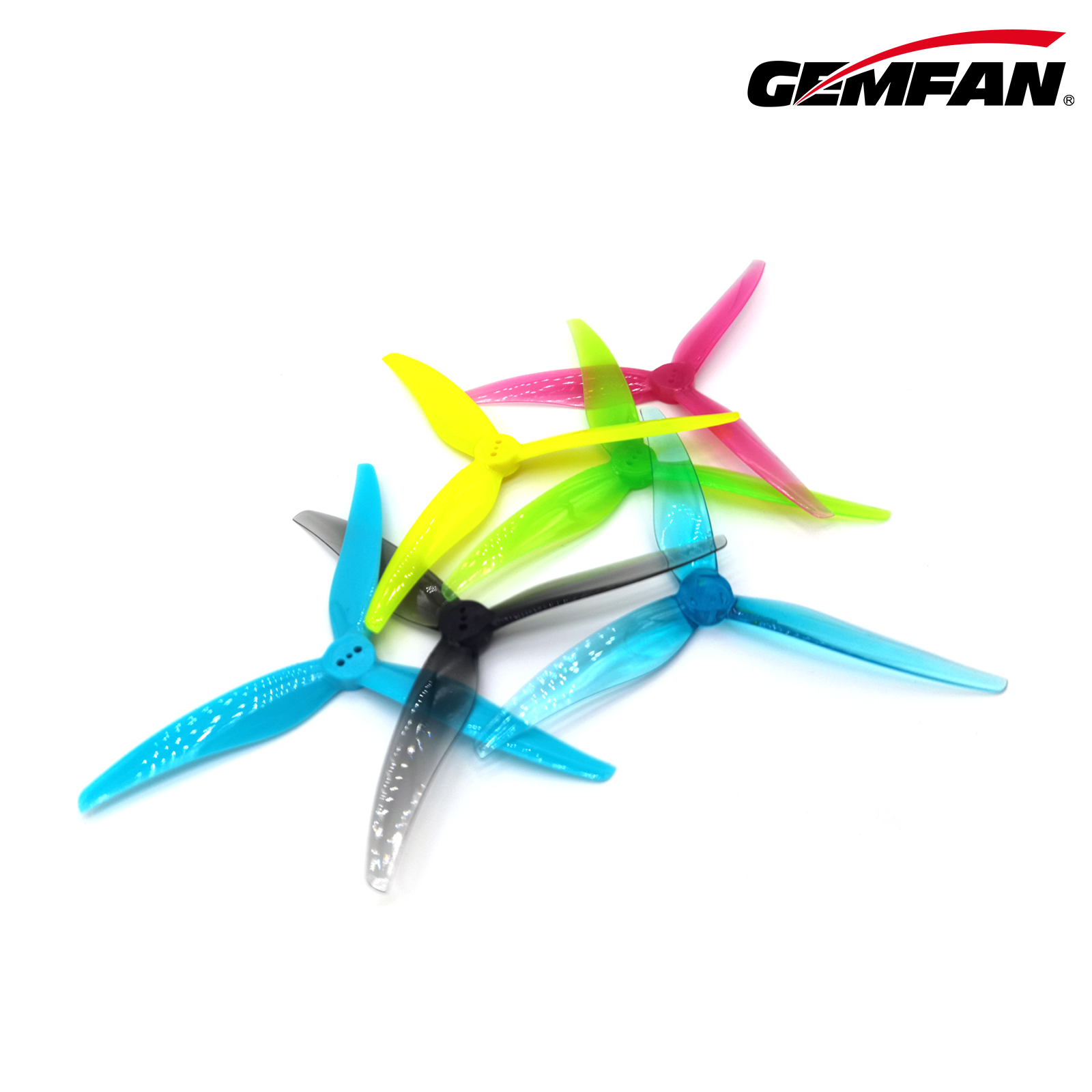 Fpv Drone Propeller - ジェムファン-rcドローン用プロペラ、ハリケーンsl 5125、3ブレード、3穴小道具、fpvフリースタイル、モーターのアップグレード、diy部品、6ペア、12