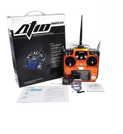 Fpv Drone Bag - Radiolink AT10 II 2.4G 12CH ラジオ送信機（R12DS受信機付き）RC