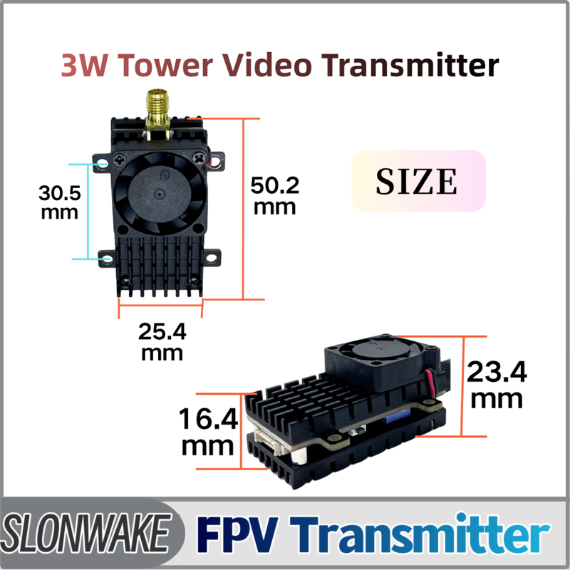 Fpv Drone Vtx - SLONWAKE 5.8G 3000mW シミュレーション VTX FPV