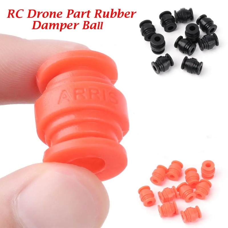 Fpv Drone Quadcopter - 防振ラバーダンパー,f4 f7フライトコントローラーfpvクワッドコプターrcパーツ用シリコンマウント衝撃ボール,ロットあたり4個