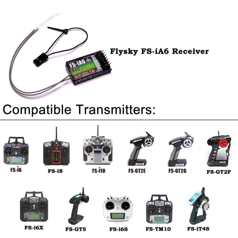 Flysky FS-IA6 レシーバー 6CH デュアルアン - Fpv Drone Battery のレビューと価格