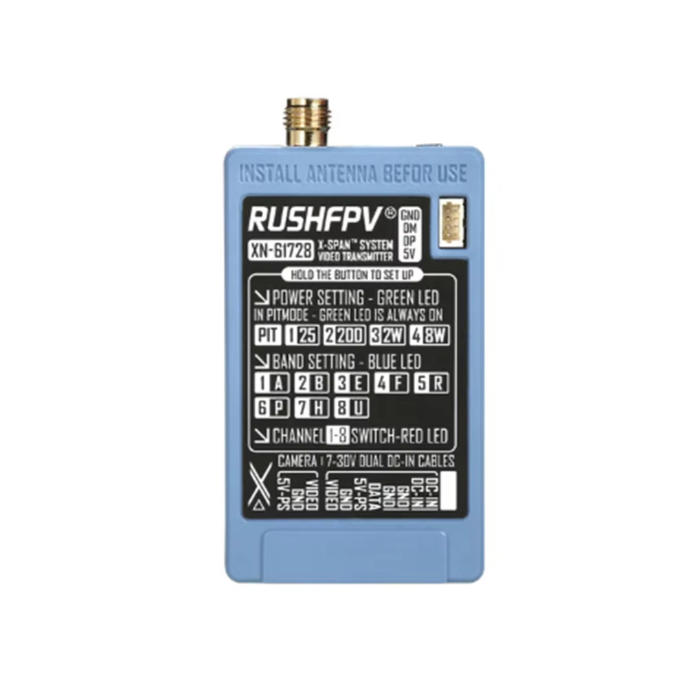 RUSHFPV 6.1‑7.2G 8W X61728 VTX - Fpv Drone Vtx のレビューと価格