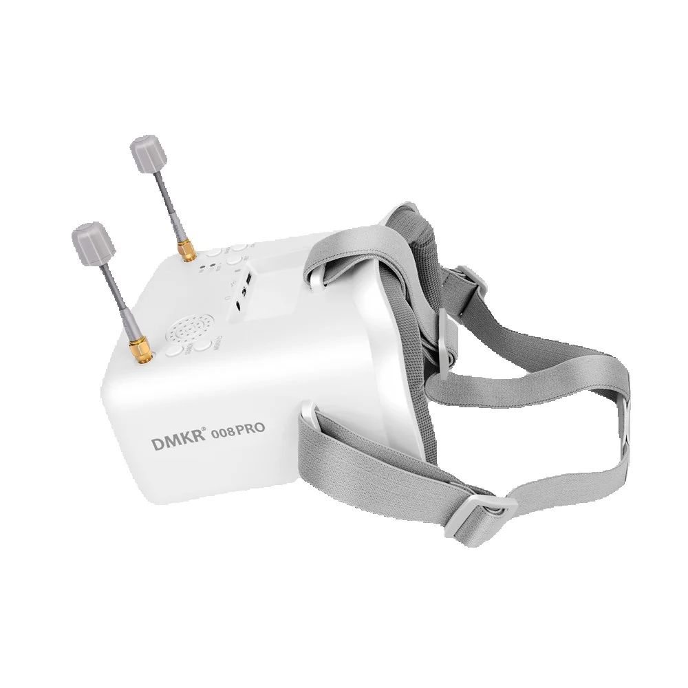 オリジナル008D PROホワイトFPVゴーグル（DVR搭載 - Fpv Drone Goggles のレビューと価格