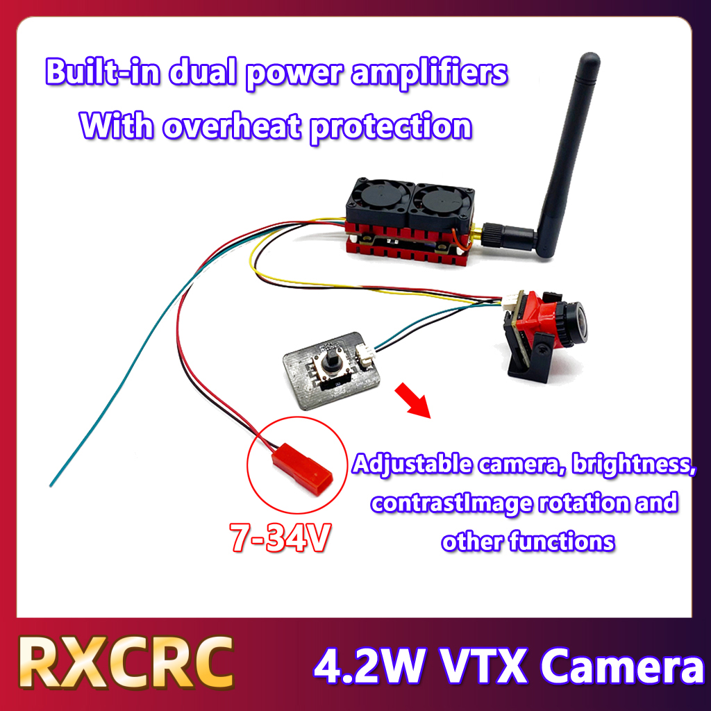 RXCRC 5.8G 48CH 4.2WハイパワーVTX送信 - Fpv Drone Vtx のレビューと価格