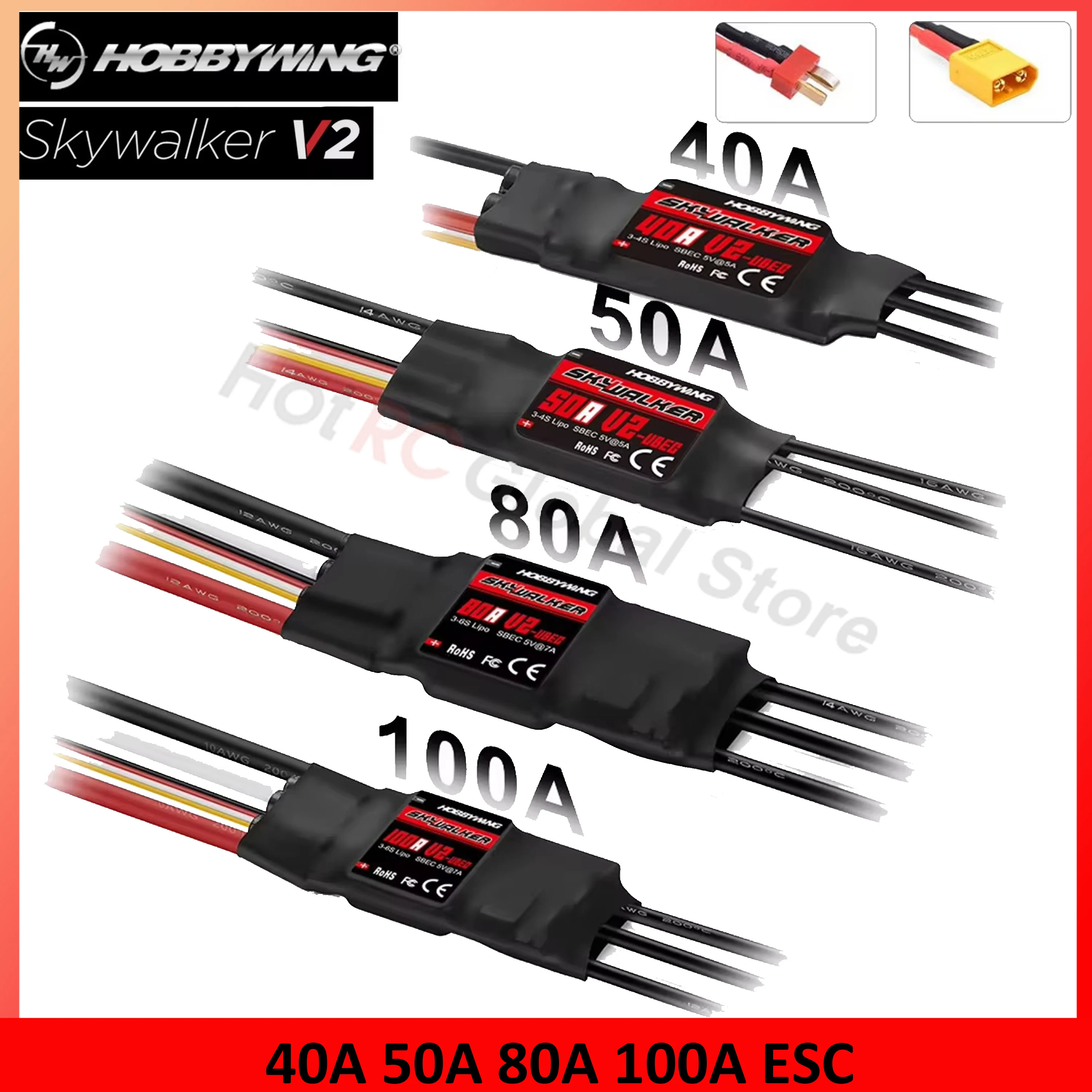 Hobbywing-Skywalker escスピードコント - Fpv Drone Esc のレビューと価格