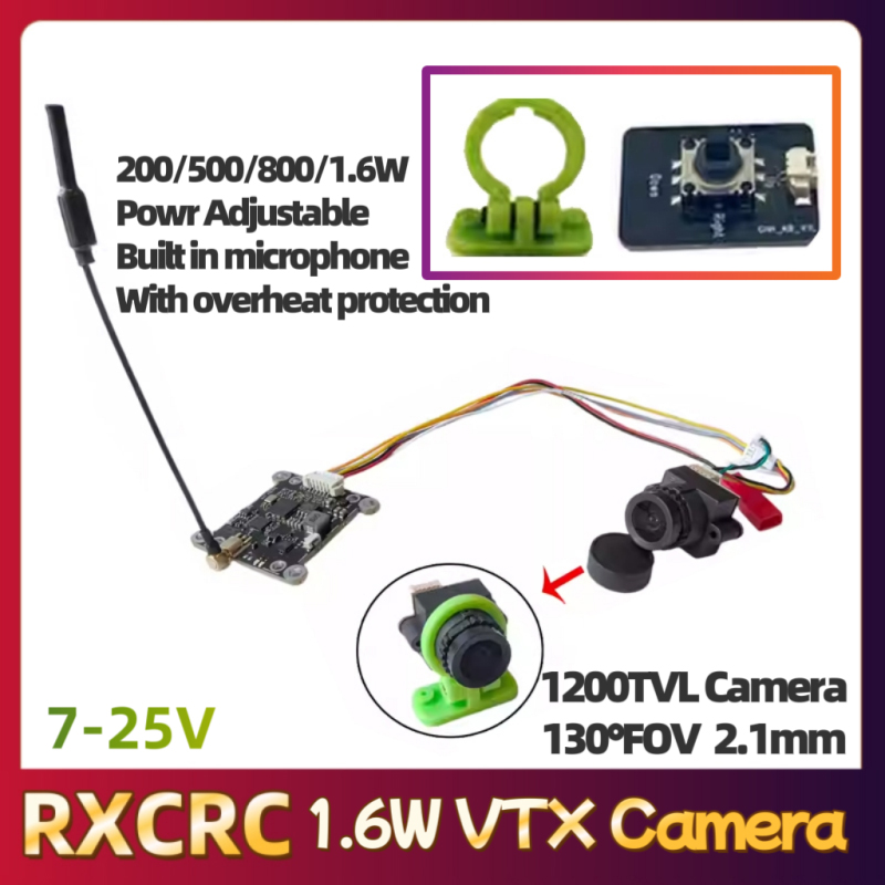 RXCRC 5.8G モジュール 48CH 1.6W VTX - Fpv Drone Vtx のレビューと価格