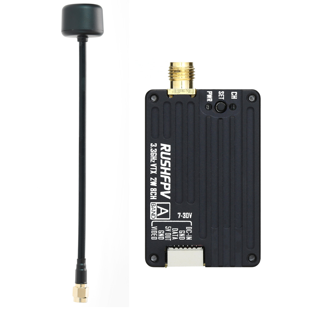 RUSHFPV 3.3G 2W VTX送信機 FPV送信機受 - Fpv Drone Vtx のレビューと価格