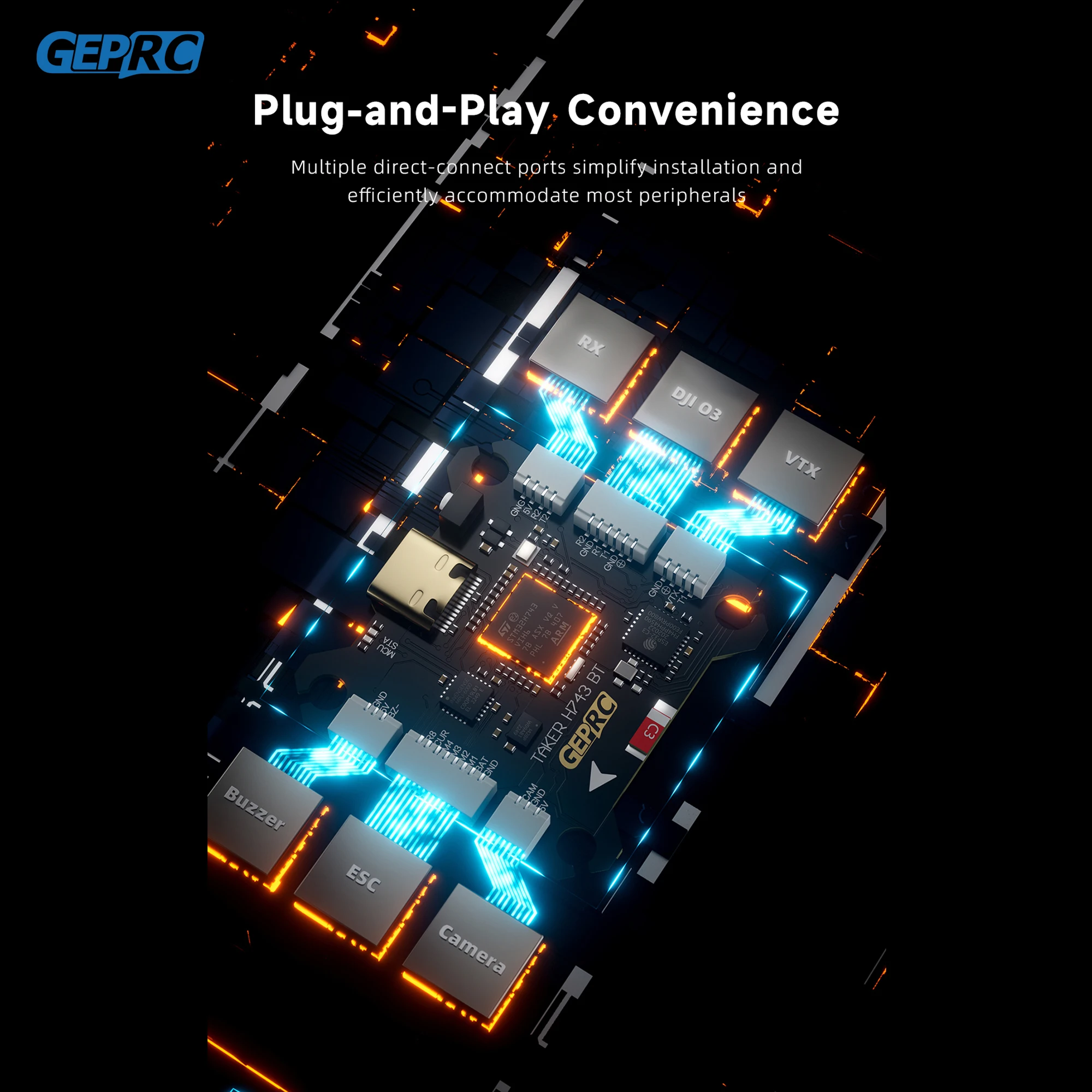 GEPRC TAKER H743 BT 32Bit 65A  - Fpv Drone Esc のレビューと価格