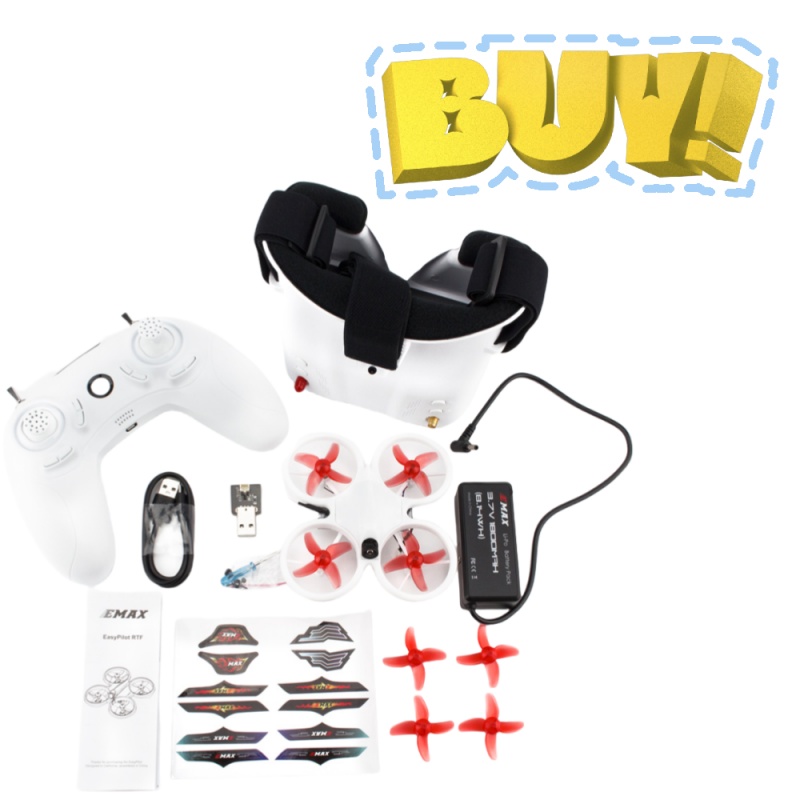 EMAX EZ Pilot 82MMミニ5.8G屋内FPVレ - Fpv Drone Goggles のレビューと価格