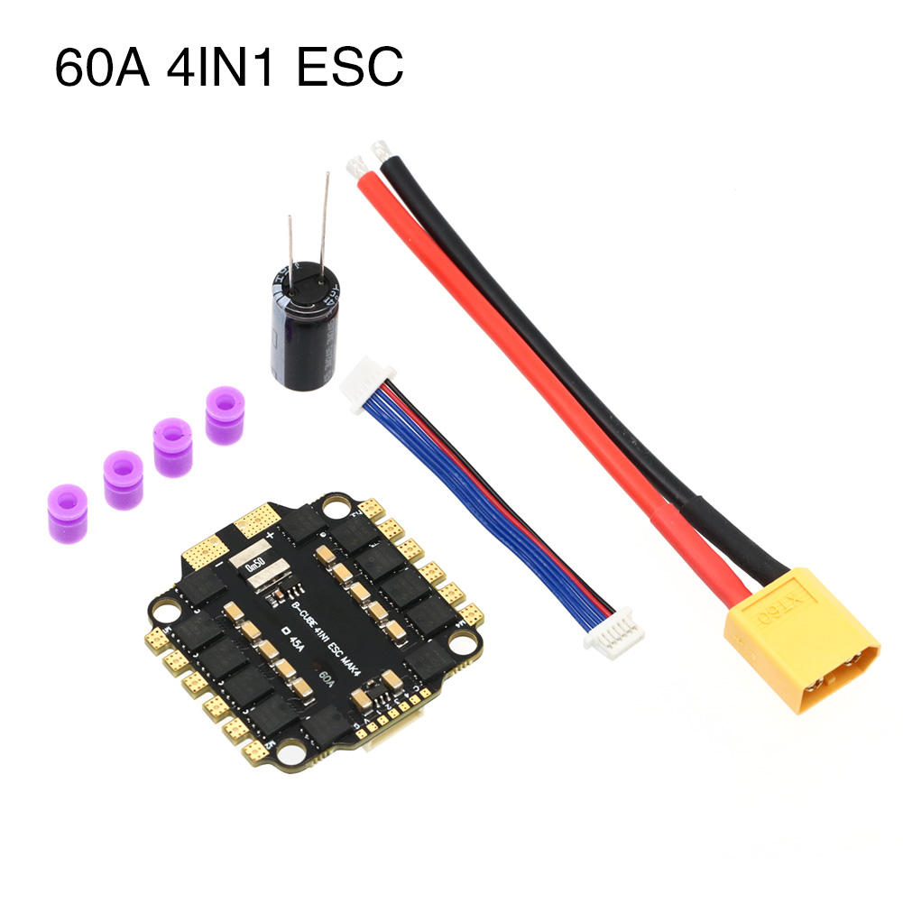UAngel 4IN1 45A 60A ESC BLHELI - Fpv Drone Esc のレビューと価格