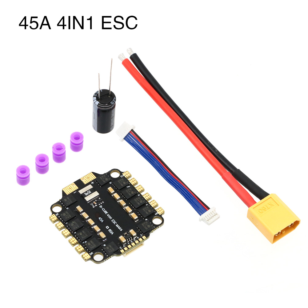 UAngel 4IN1 45A 60A ESC BLHELI - Fpv Drone Esc のレビューと価格