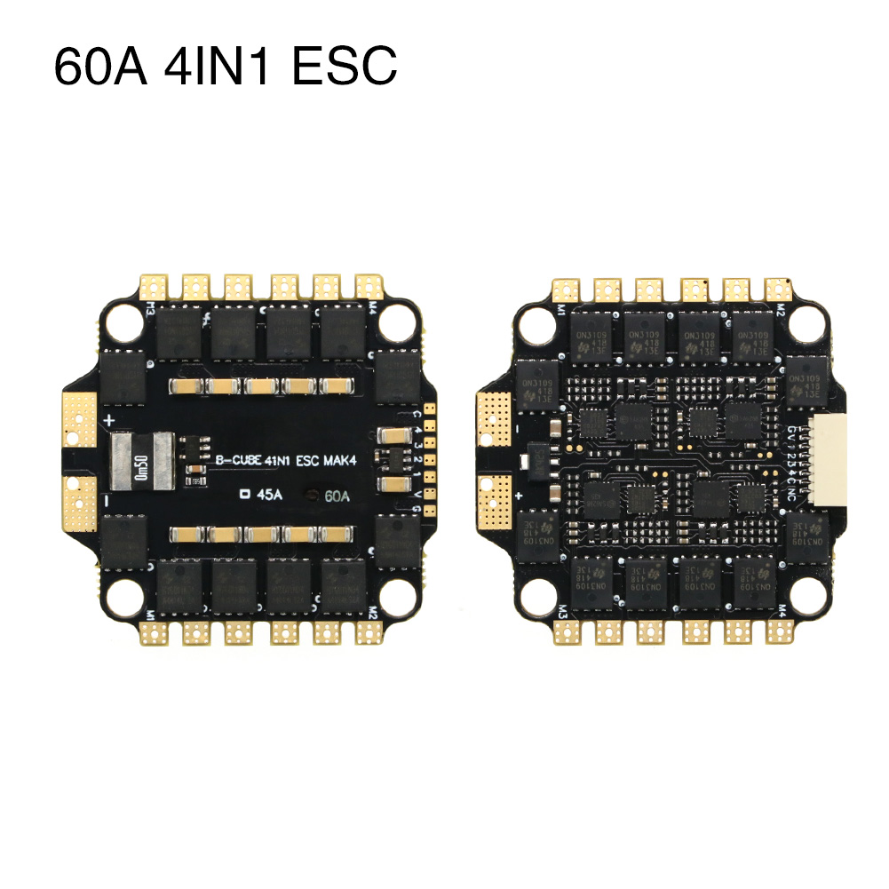 UAngel 4IN1 45A 60A ESC BLHELI - Fpv Drone Esc のレビューと価格