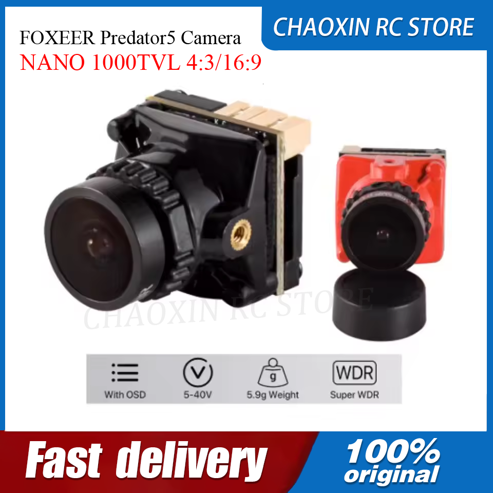 FOXEER Predator5 カメラ NANO 1000 - Fpv Drone Camera のレビューと価格