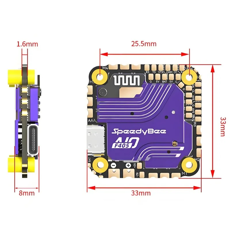 SpeedyBee F405 AIO フライトコントローラー - Fpv Drone Esc のレビューと価格