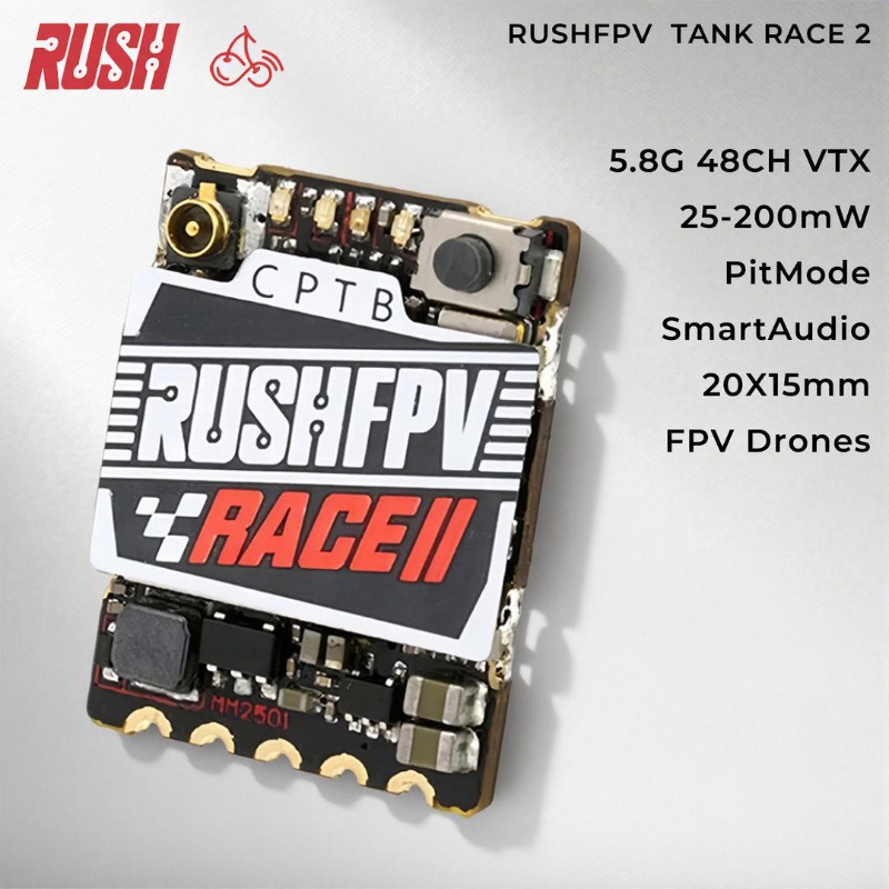 RushFPV 5.8GHz FPV VTX 48CH 25 - Fpv Drone Vtx のレビューと価格