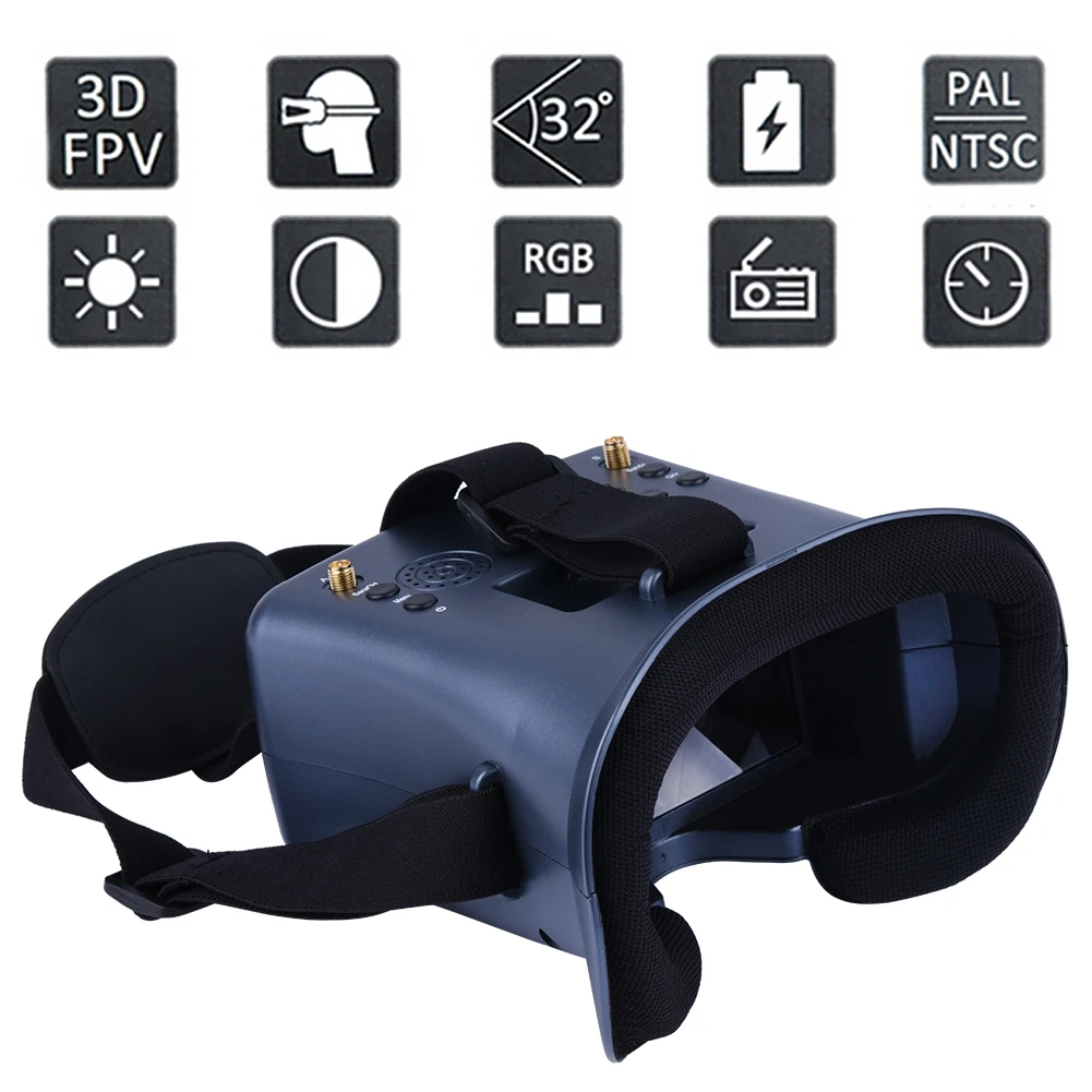 5.8 グラム 40CH 4.3 インチ 800*480 ビ - Fpv Drone Goggles のレビューと価格