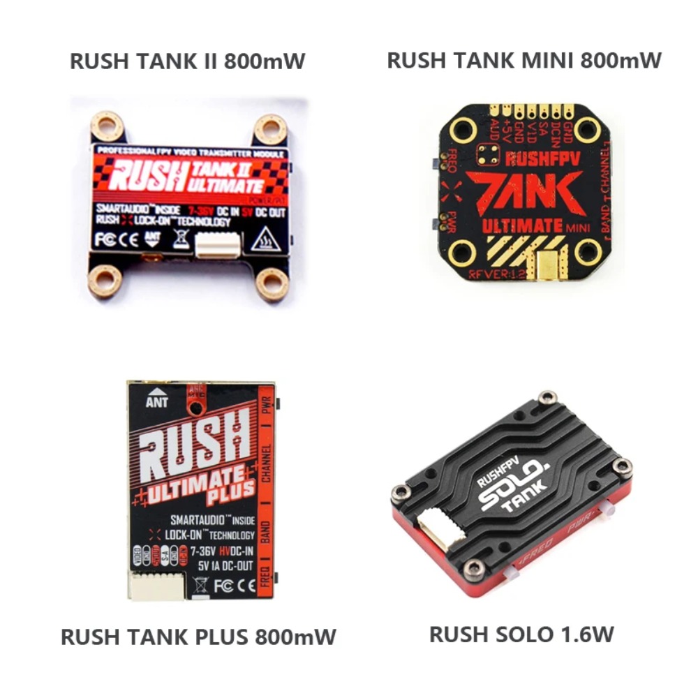 RUSH TANK Ultimate II/Mini/PLU - Fpv Drone Vtx のレビューと価格